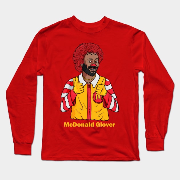 McDonald Glover Long Sleeve T-Shirt by CalebLindenDesign